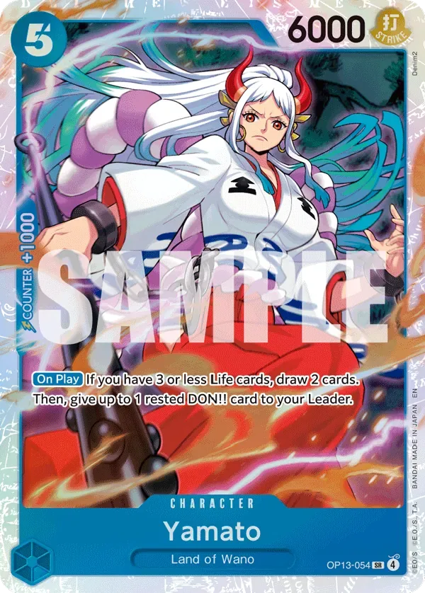 Yamato #OP13-054 Carrying on His Will One Piece card