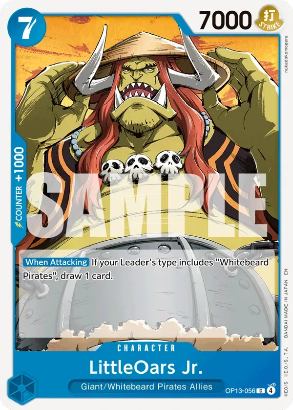 LittleOars Jr. #OP13-056 Carrying on His Will One Piece card