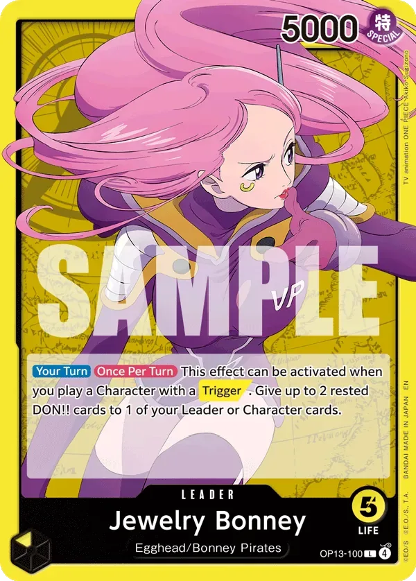 Jewelry Bonney #OP13-100 Carrying on His Will One Piece card