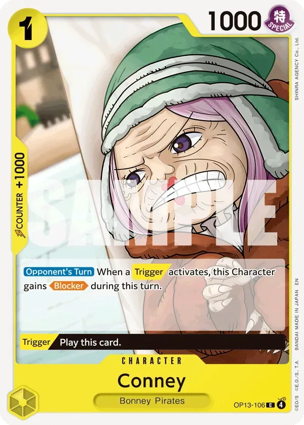 Conney #OP13-106 Carrying on His Will One Piece card