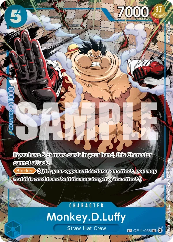 Monkey.D.Luffy #OP11-058 Carrying on His Will One Piece card