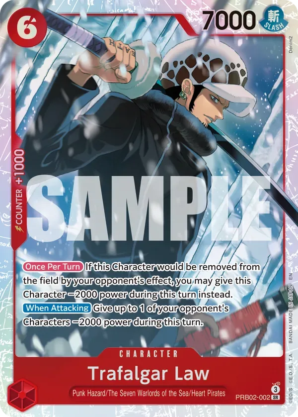 Trafalgar Law #PRB02-002 One Piece Card The Best Vol.2 One Piece card