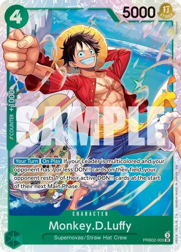 Monkey.D.Luffy #PRB02-005 One Piece Card The Best Vol.2 One Piece card