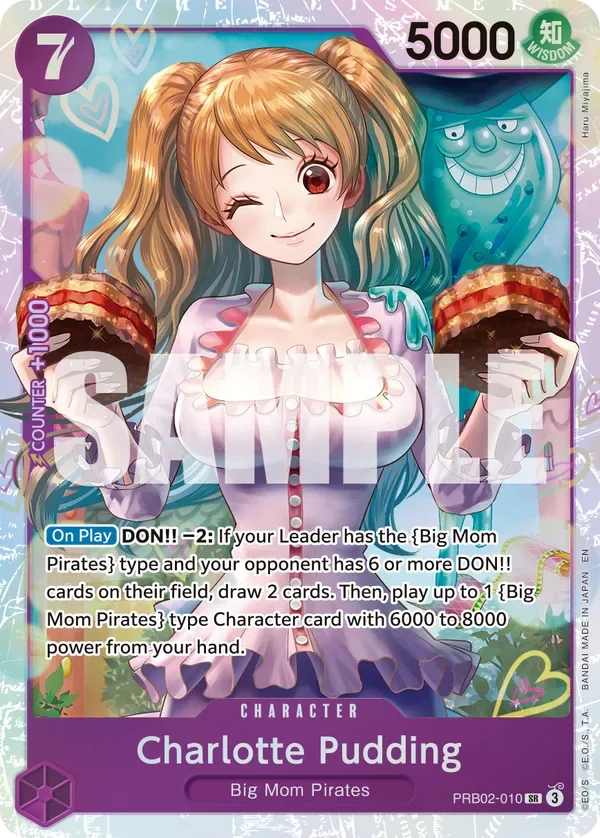 Charlotte Pudding #PRB02-010 One Piece Card The Best Vol.2 One Piece card