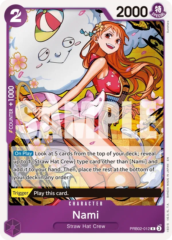 Nami #PRB02-012 One Piece Card The Best Vol.2 One Piece card