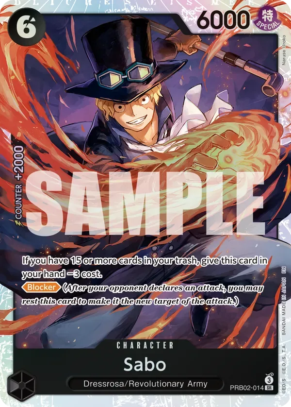 Sabo #PRB02-014 One Piece Card The Best Vol.2 One Piece card