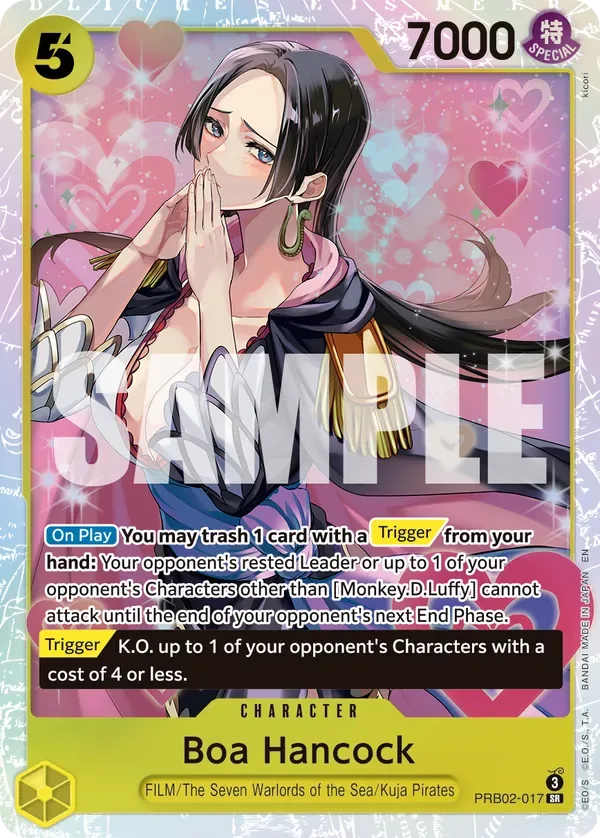 Boa Hancock #PRB02-017 One Piece Card The Best Vol.2 One Piece card