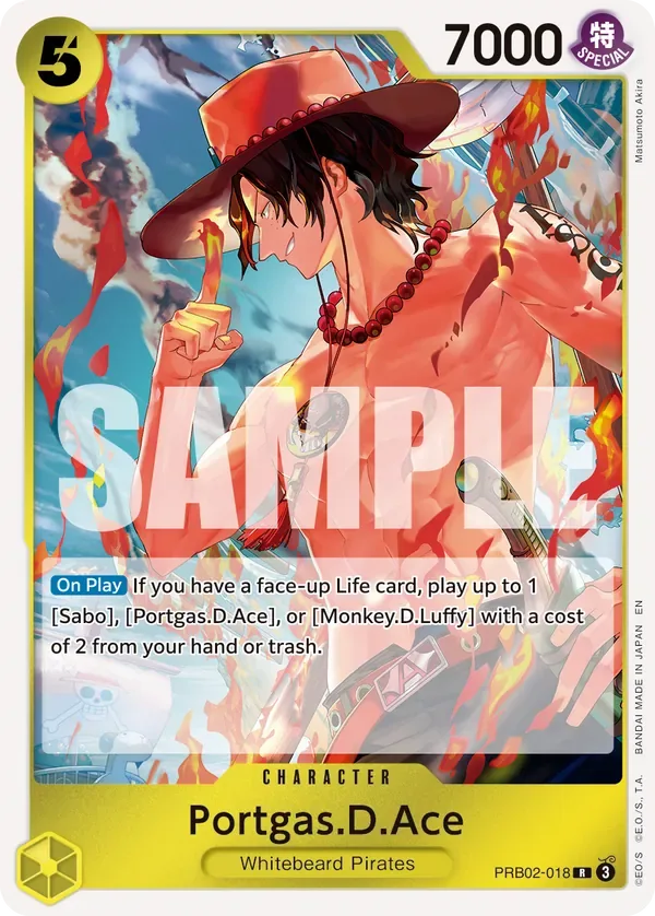 Portgas.D.Ace #PRB02-018 One Piece Card The Best Vol.2 One Piece card