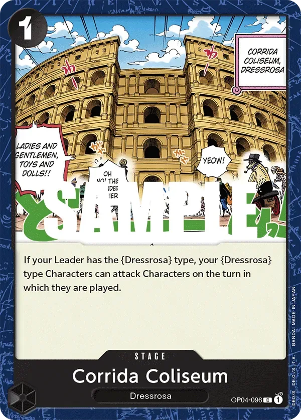 Corrida Coliseum #OP04-096 One Piece Card The Best Vol.2 One Piece card