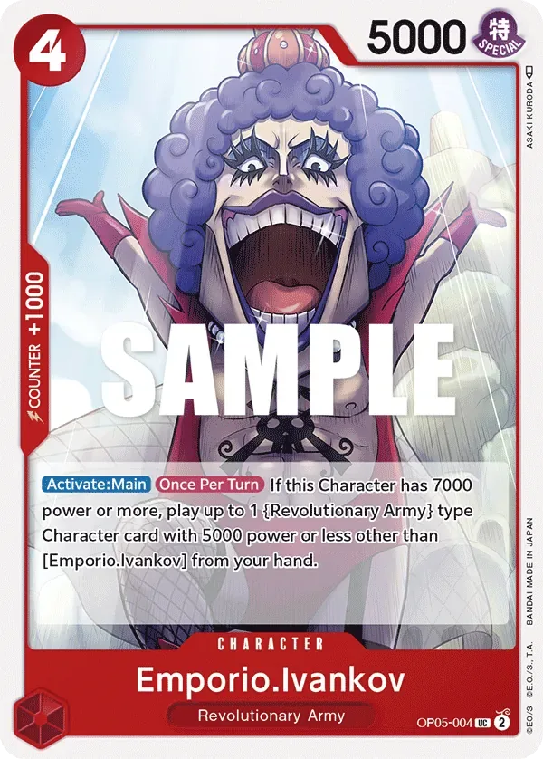 Emporio.Ivankov #OP05-004 One Piece Card The Best Vol.2 One Piece card