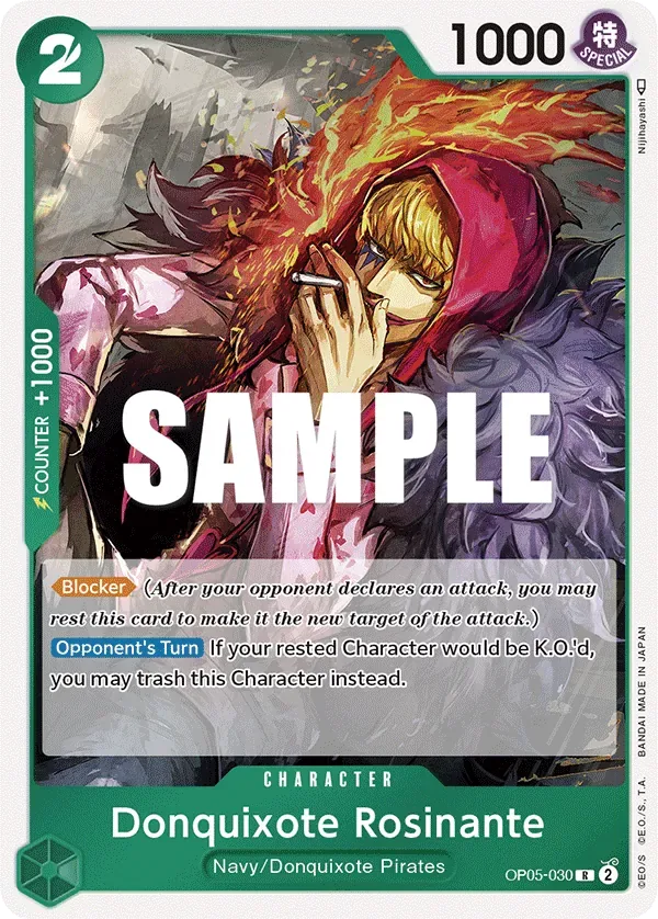 Donquixote Rosinante #OP05-030 One Piece Card The Best Vol.2 One Piece card