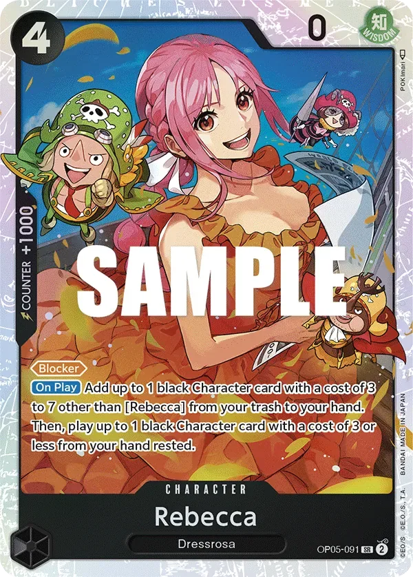 Rebecca #OP05-091 One Piece Card The Best Vol.2 One Piece card