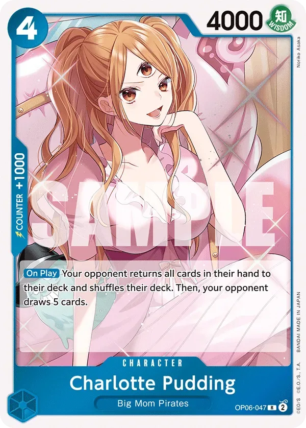 Charlotte Pudding #OP06-047 One Piece Card The Best Vol.2 One Piece card