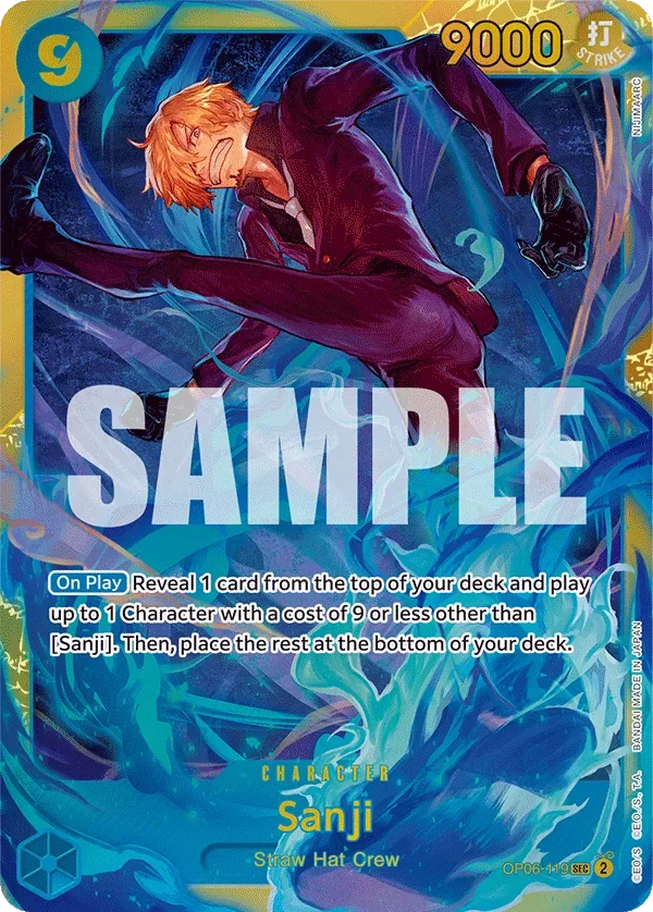 Sanji #OP06-119 One Piece Card The Best Vol.2 One Piece card