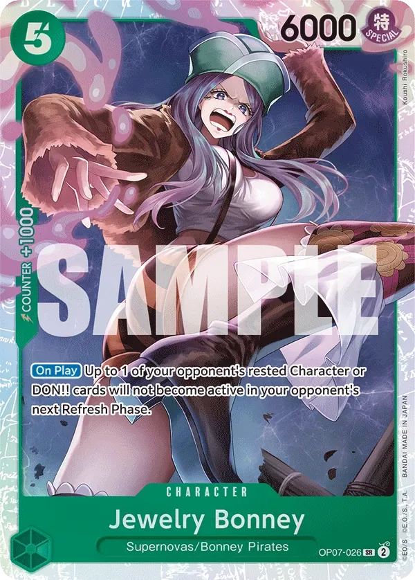 Jewelry Bonney #OP07-026 One Piece Card The Best Vol.2 One Piece card