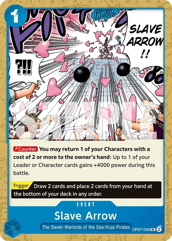 Slave Arrow #OP07-056 One Piece Card The Best Vol.2 One Piece card