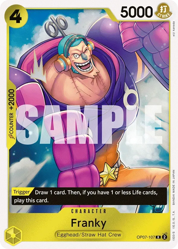 Franky #OP07-107 One Piece Card The Best Vol.2 One Piece card