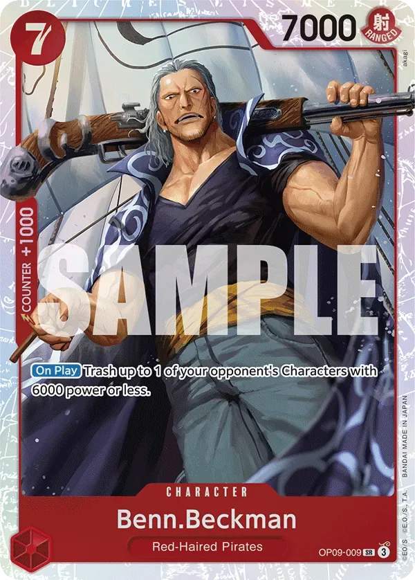 Benn.Beckman #OP09-009 One Piece Card The Best Vol.2 One Piece card