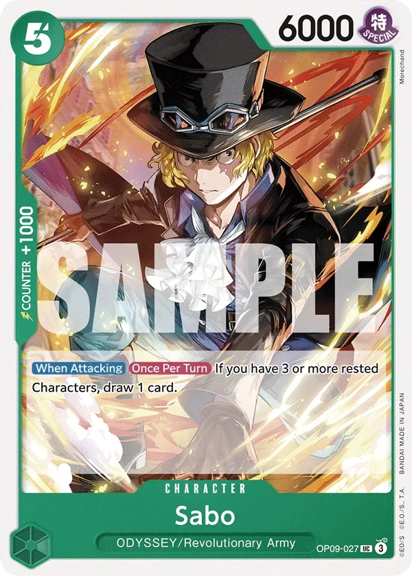 Sabo #OP09-027 One Piece Card The Best Vol.2 One Piece card