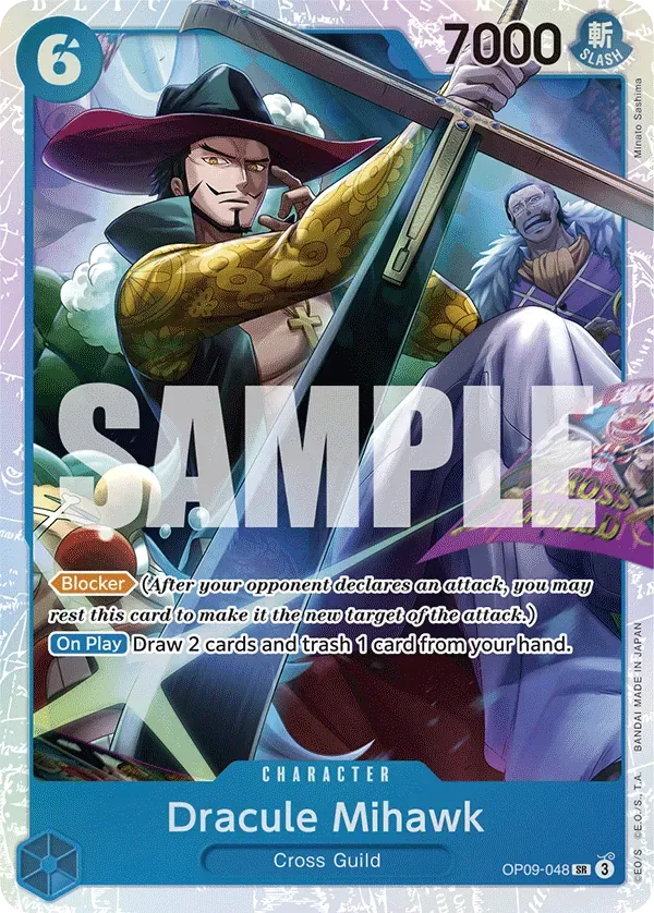 Dracule Mihawk #OP09-048 One Piece Card The Best Vol.2 One Piece card
