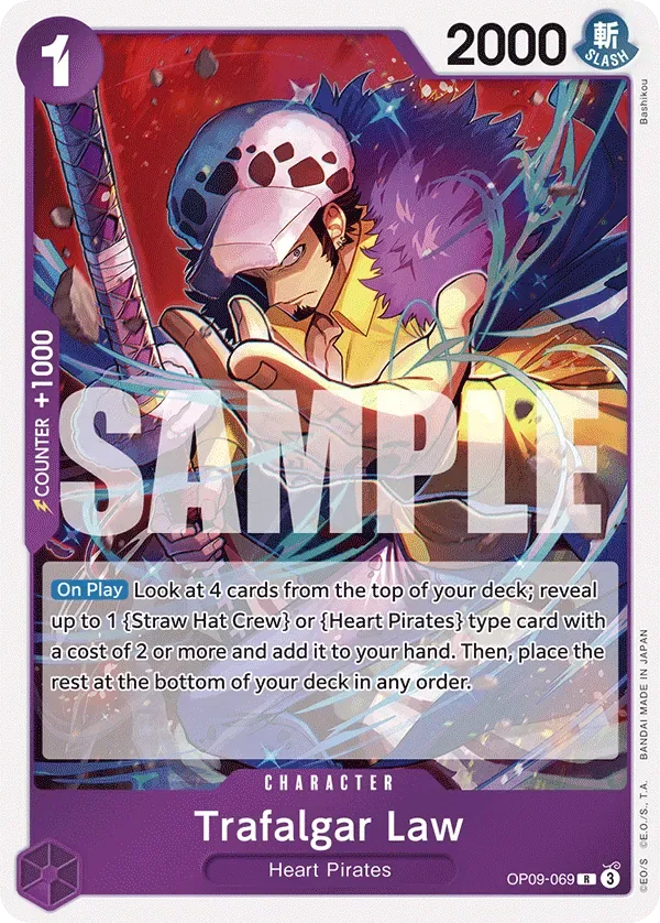 Trafalgar Law #OP09-069 One Piece Card The Best Vol.2 One Piece card