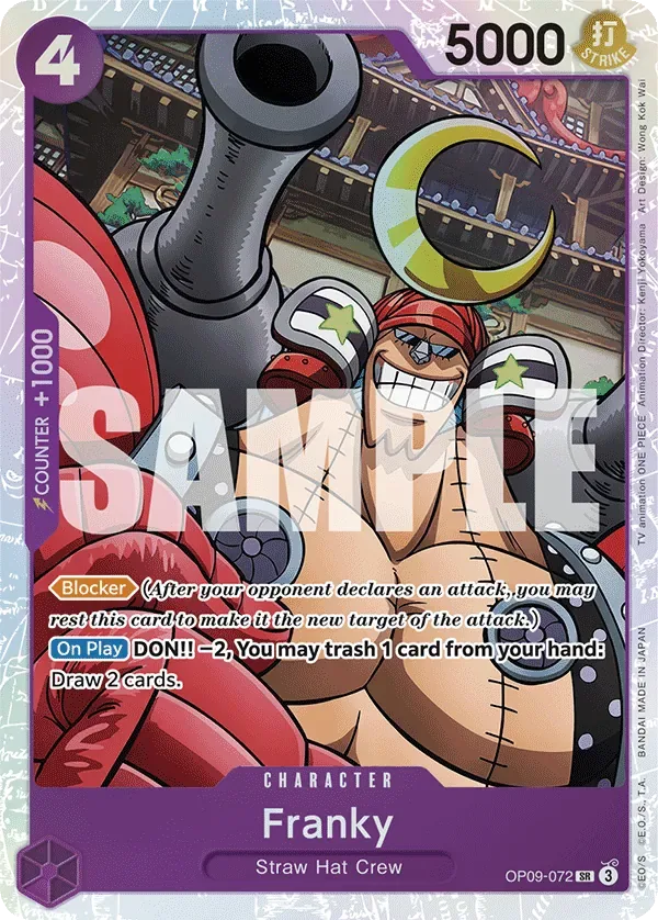 Franky #OP09-072 One Piece Card The Best Vol.2 One Piece card