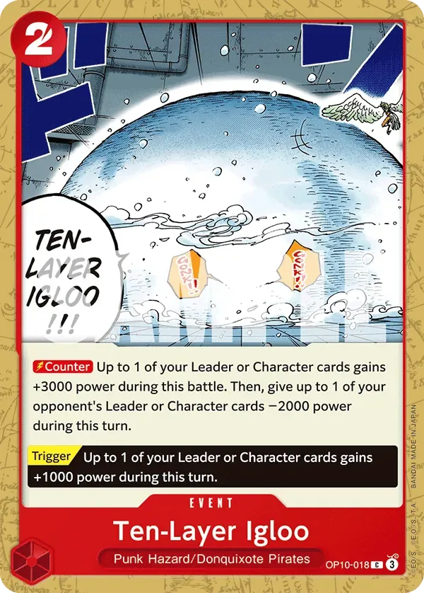 Ten-Layer Igloo #OP10-018 One Piece Card The Best Vol.2 One Piece card
