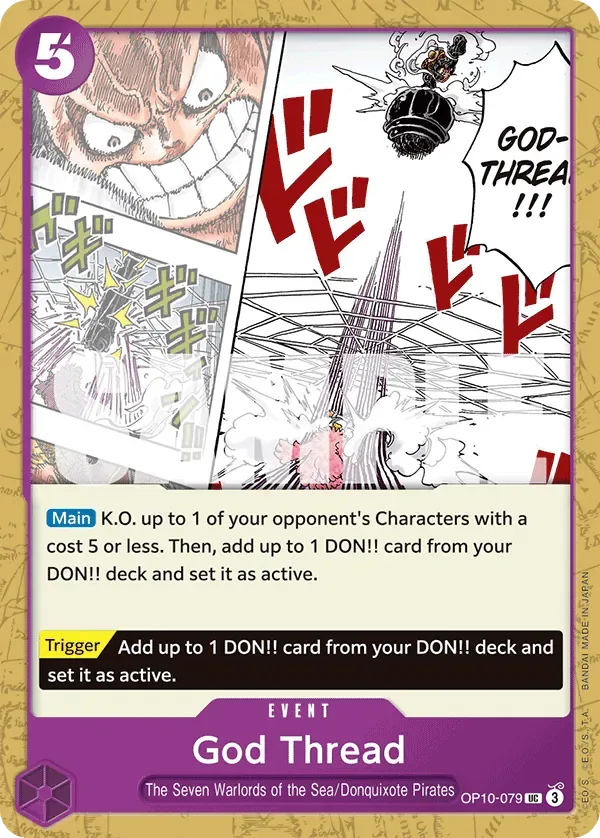 God Thread #OP10-079 One Piece Card The Best Vol.2 One Piece card