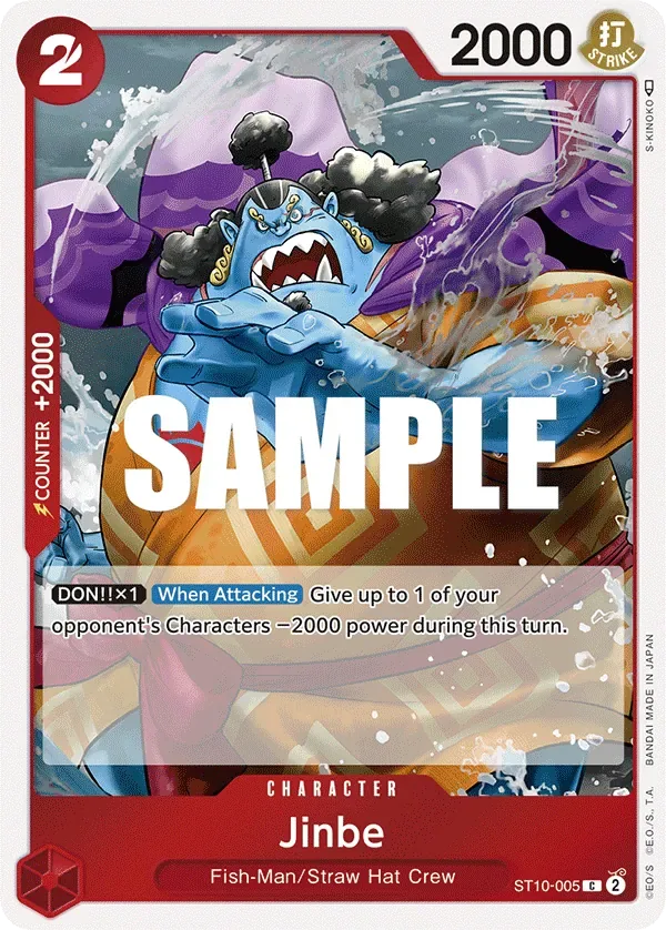 Jinbe #ST10-005 One Piece Card The Best Vol.2 One Piece card