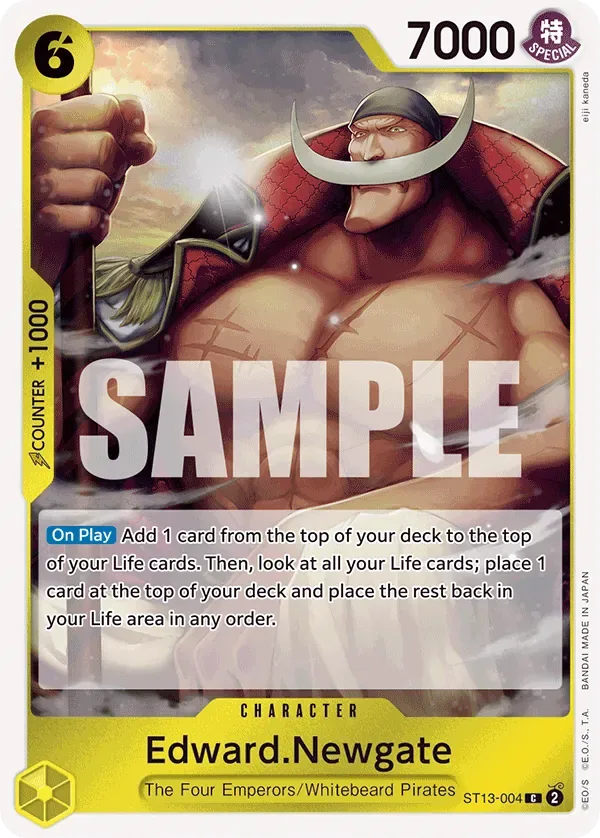 Edward.Newgate #ST13-004 One Piece Card The Best Vol.2 One Piece card