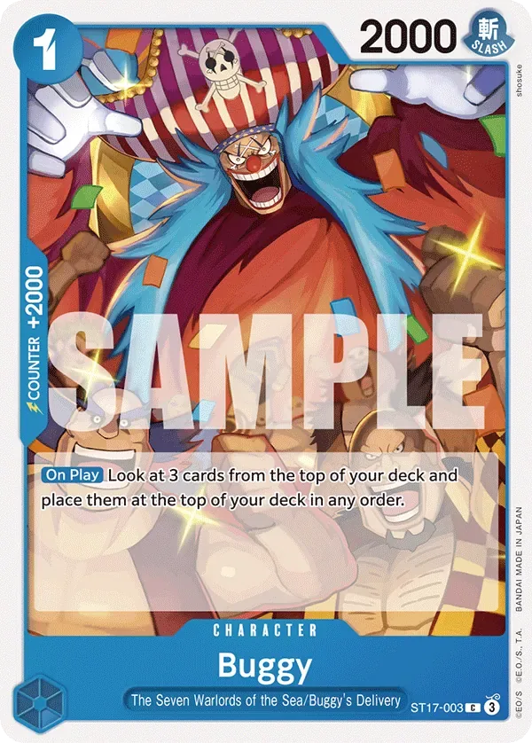 Buggy #ST17-003 One Piece Card The Best Vol.2 One Piece card