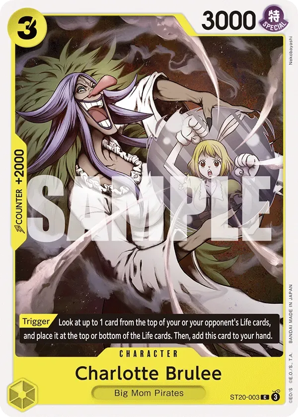 Charlotte Brulee #ST20-003 One Piece Card The Best Vol.2 One Piece card