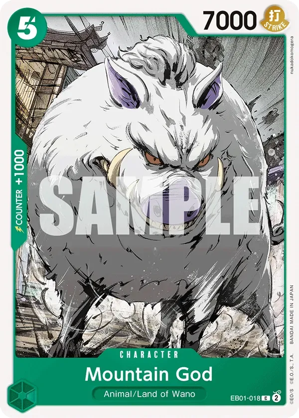 Mountain God #EB01-018 One Piece Card The Best Vol.2 One Piece card