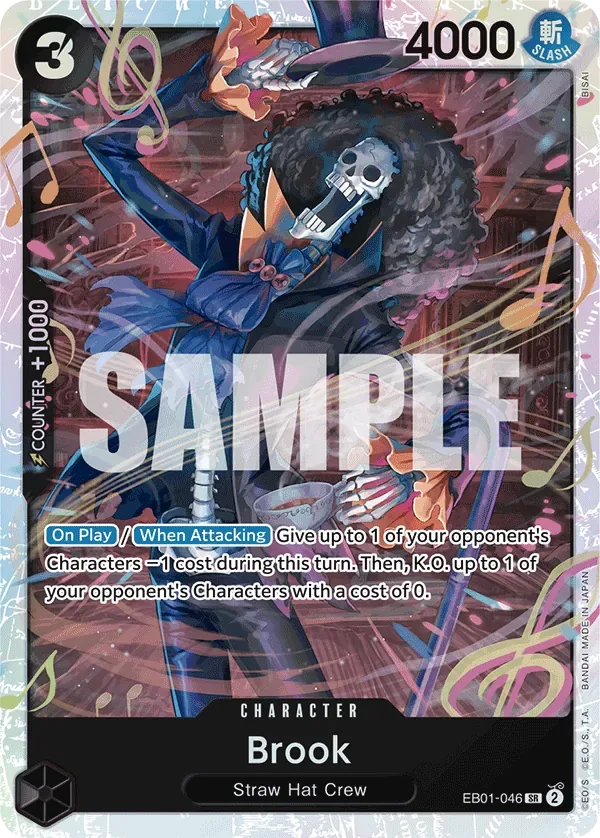 Brook #EB01-046 One Piece Card The Best Vol.2 One Piece card