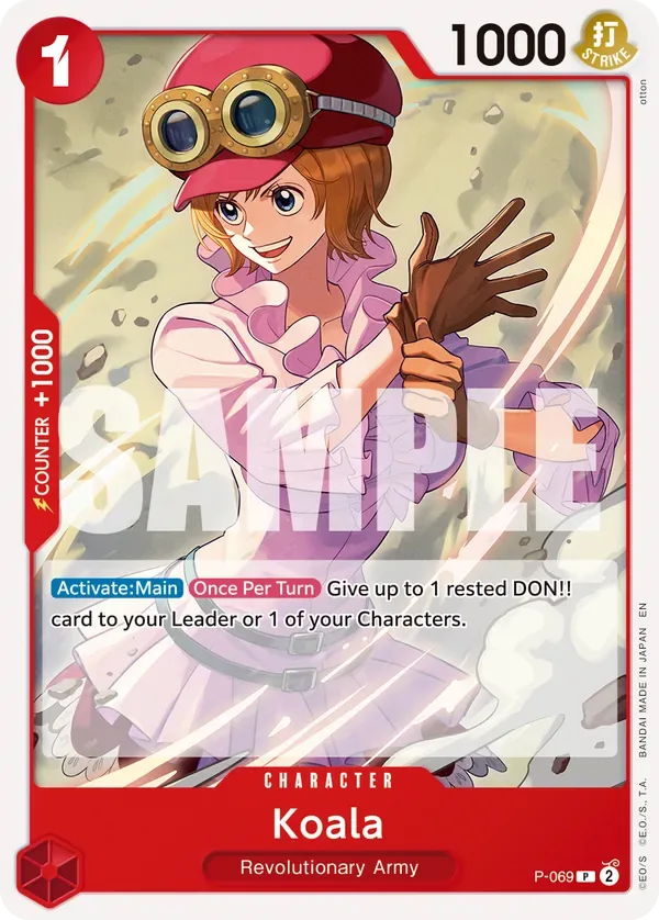 Koala #P-069 One Piece Card The Best Vol.2 One Piece card