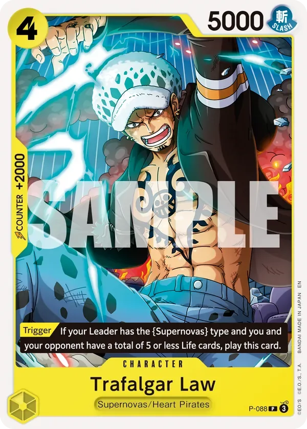 Trafalgar Law #P-088 One Piece Card The Best Vol.2 One Piece card