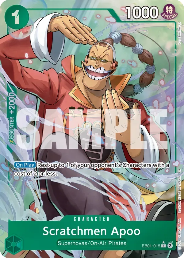 Scratchmen Apoo #EB01-015 One Piece Card The Best Vol.2 One Piece card
