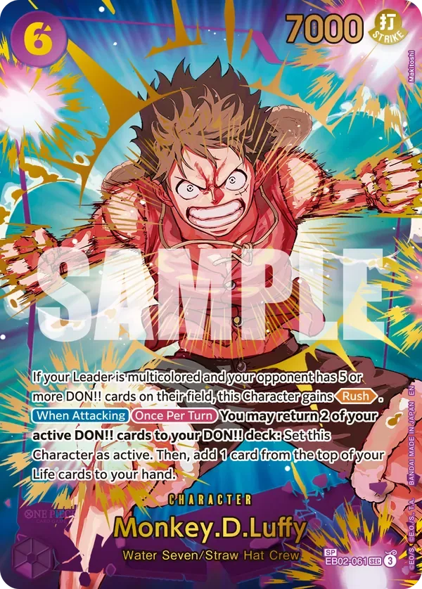 Monkey.D.Luffy #EB02-061 One Piece Card The Best Vol.2 One Piece card