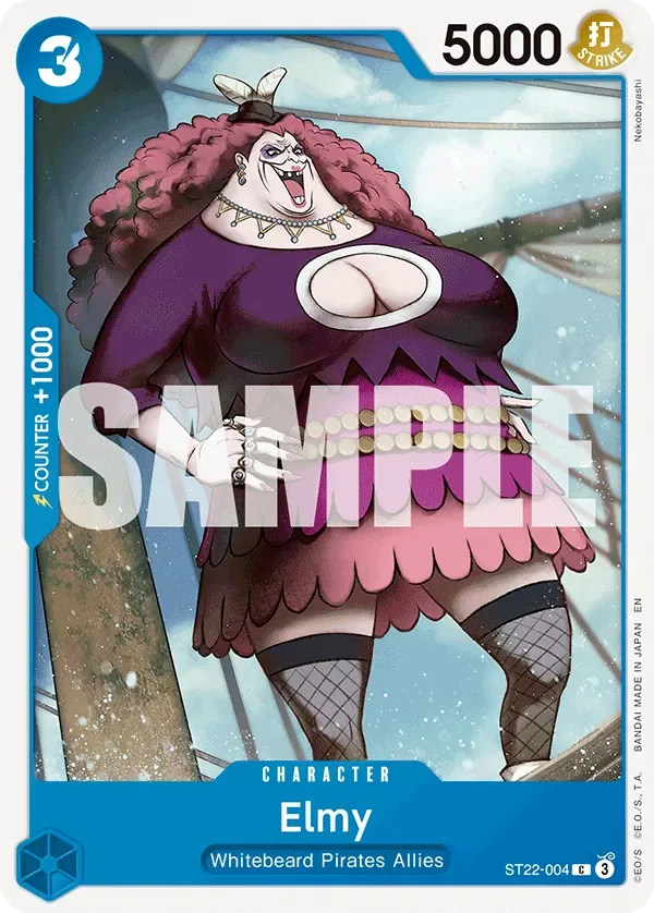 Elmy #ST22-004 EX Ace & Newgate One Piece card