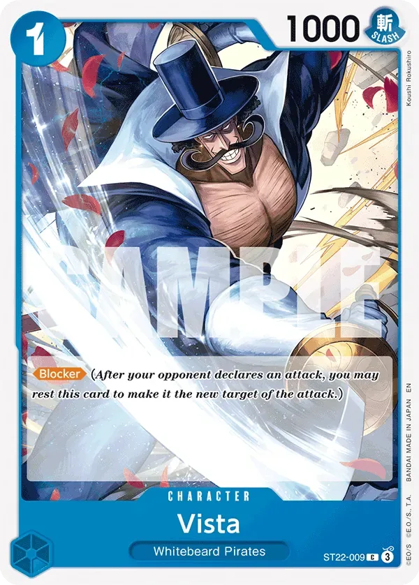 Vista #ST22-009 EX Ace & Newgate One Piece card