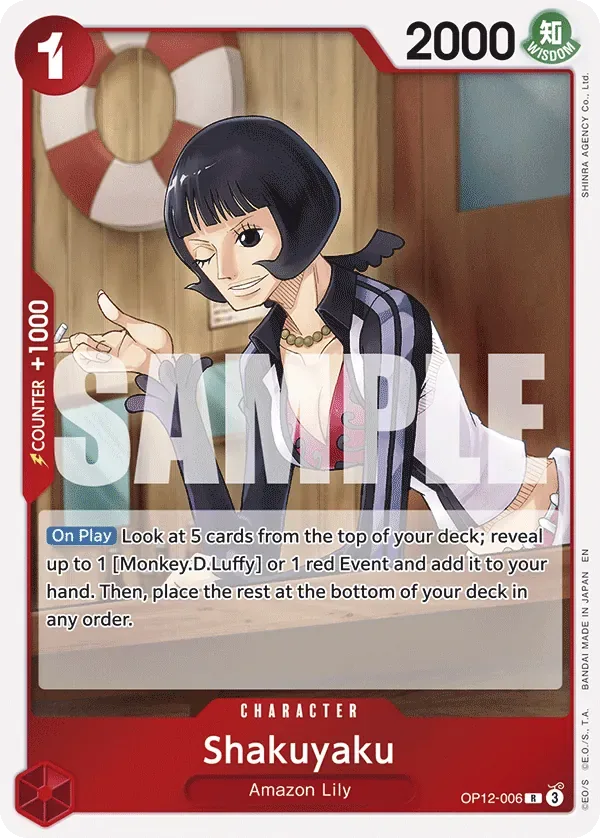 Shakuyaku #OP12-006 Legacy of the Master One Piece card