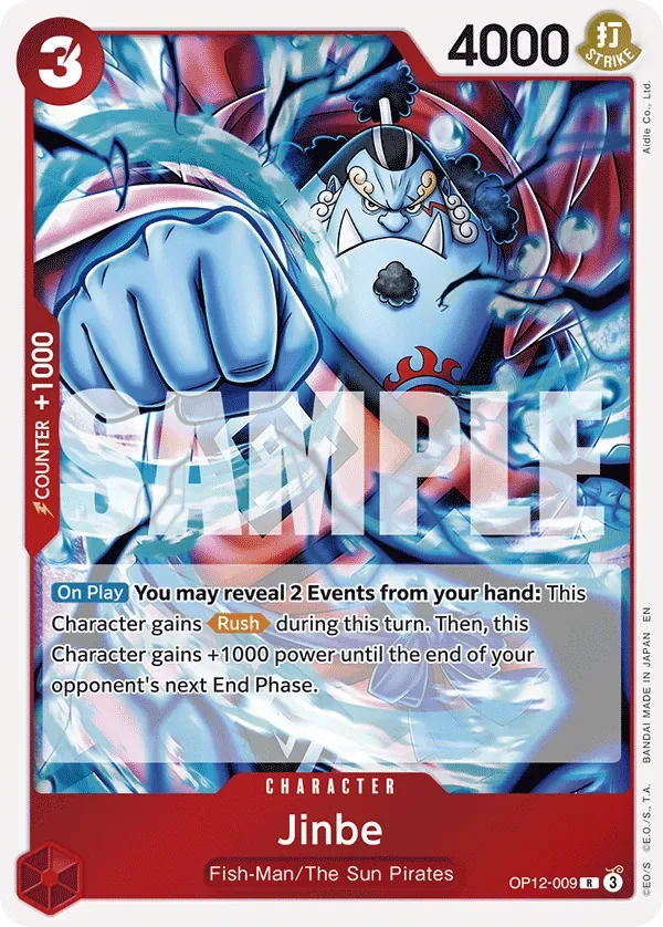 Jinbe #OP12-009 Legacy of the Master One Piece card