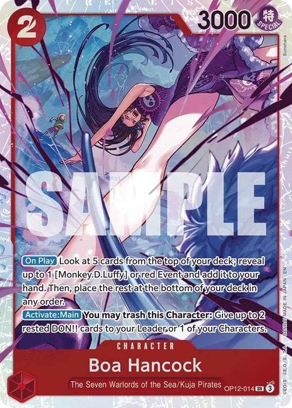 Boa Hancock #OP12-014 Legacy of the Master One Piece card