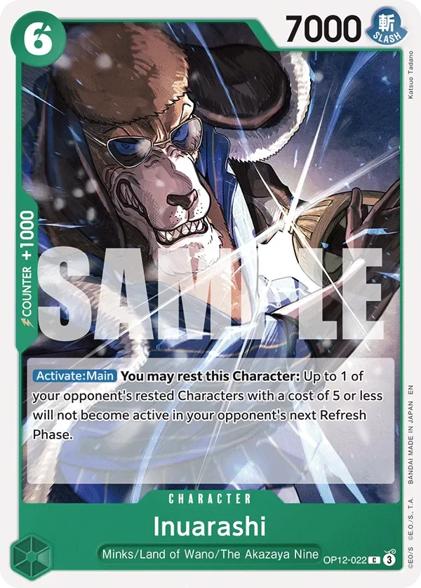 Inuarashi #OP12-022 Legacy of the Master One Piece card