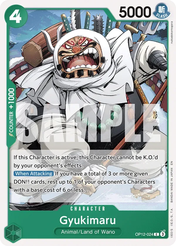 Gyukimaru #OP12-024 Legacy of the Master One Piece card