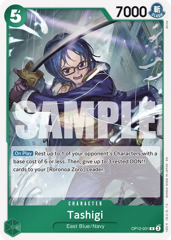 Tashigi #OP12-031 Legacy of the Master One Piece card