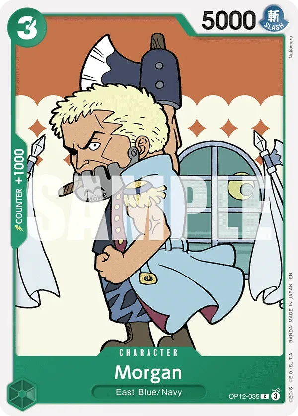 Morgan #OP12-035 Legacy of the Master One Piece card