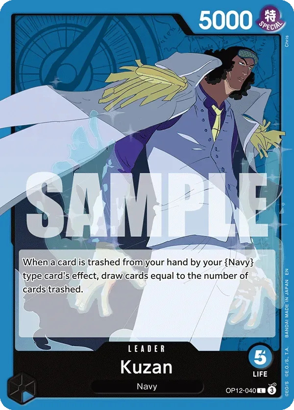 Kuzan #OP12-040 Legacy of the Master One Piece card