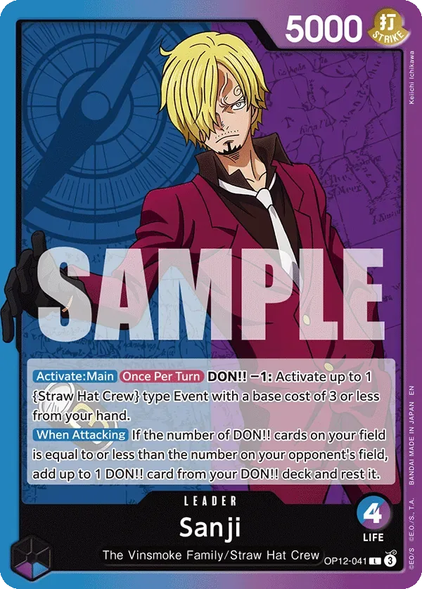 Sanji #OP12-041 Legacy of the Master One Piece card