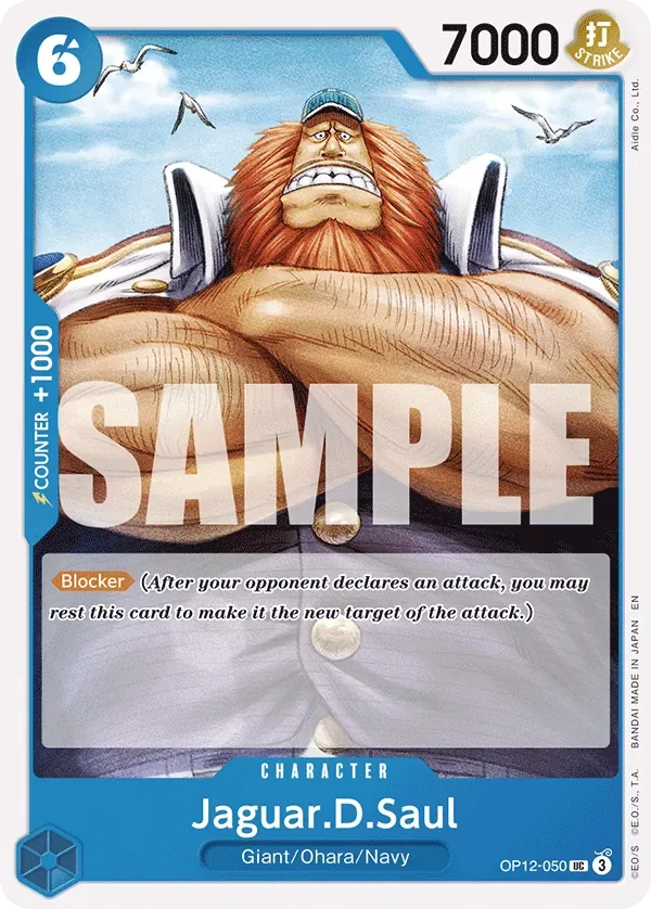 Jaguar.D.Saul #OP12-050 Legacy of the Master One Piece card